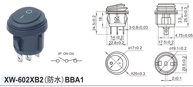 XW-602XB2 (rezistent la apă) BBA1